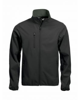 Clique Basic Softshell Jacket 020910 | zwart| Unishore Bedrijfskleding
