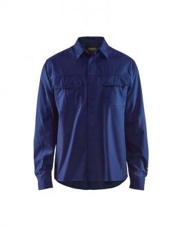 Blaklader Overhemd vlamvertragend 3227-1515, marine blauw | Unishore Bedrijfskleding
