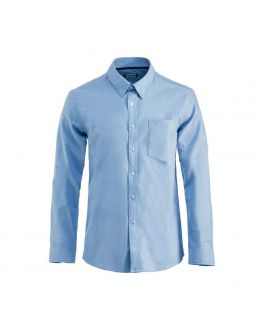 Clique Oxford Overhemd 027311 | kobalt | Unishore Bedrijfskleding