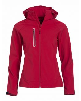 Clique Milford Softshell Jacket Ladies 020928 | rood | Unishore Bedrijfskleding