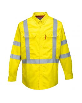 Portwest Hi-Vis Bizflame Shirt 88/12 CL.3 FR95 - geel 