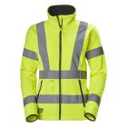 Helly Hansen Luna Dames Hi Vis Fleece Jacket CL.3 72174, geel, reflecterende banden | Unishore Bedrijfskleding