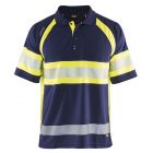 Blaklader Poloshirt High Vis Klasse 1, navy-geel | Unishore Bedrijfskleding