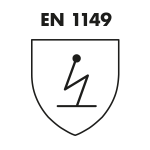 EN 1149 : Kleding voor bescherming tegen elektrostatische eigenschappen
