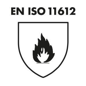 EN-ISO 11612 : Kleding voor bescherming tegen hitte en vlammen (wereldwijde normering voor EN531)