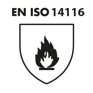EN ISO 14116: Beschermende kleding met beperkte vlamverspreiding